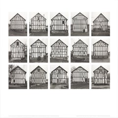 Bernhard und Hilla Becher „Half- Timbered Houses (ohne Text)“ 2005- Poster