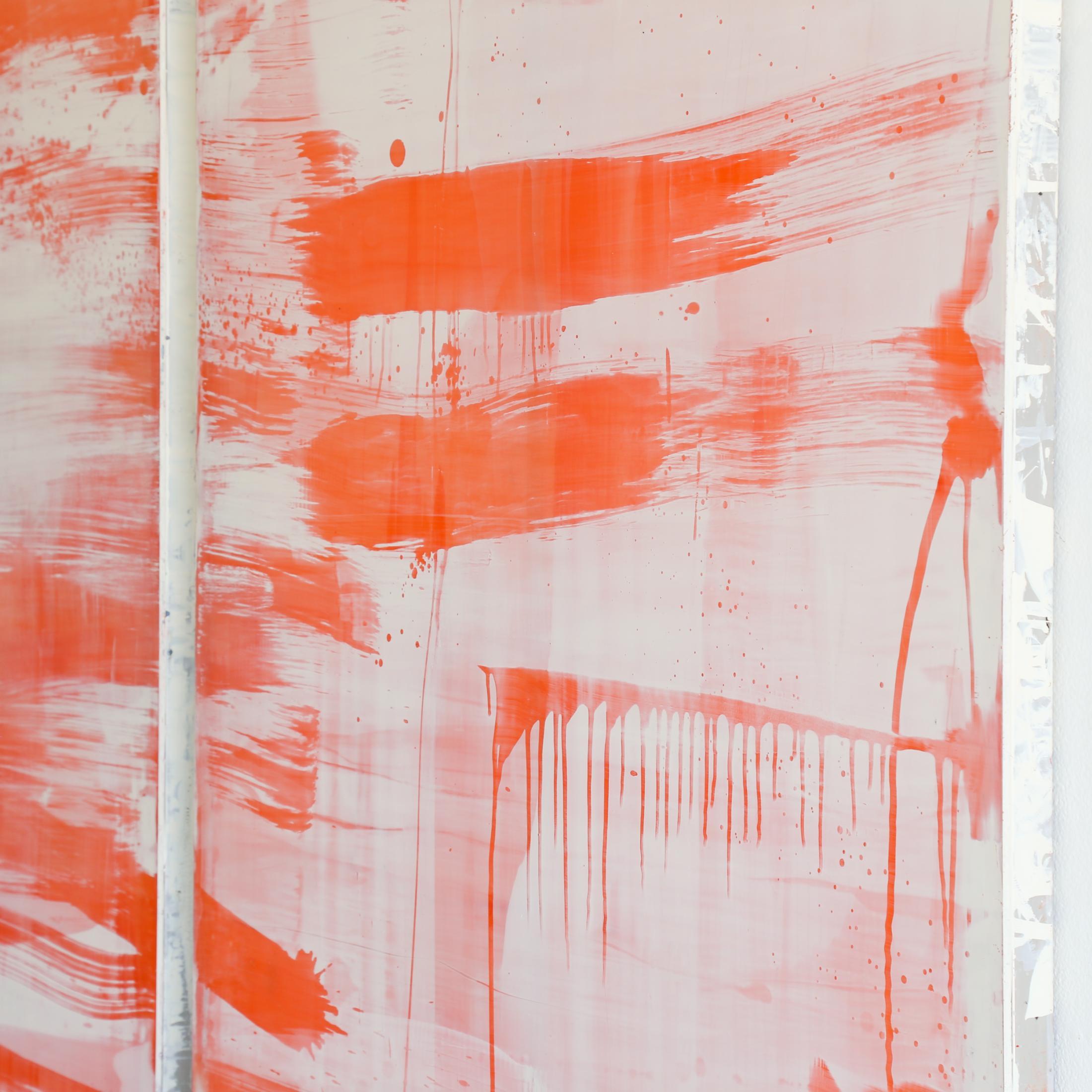 1987 Pittura di Goethe - Abstract Painting Beige di Bernd Haussmann