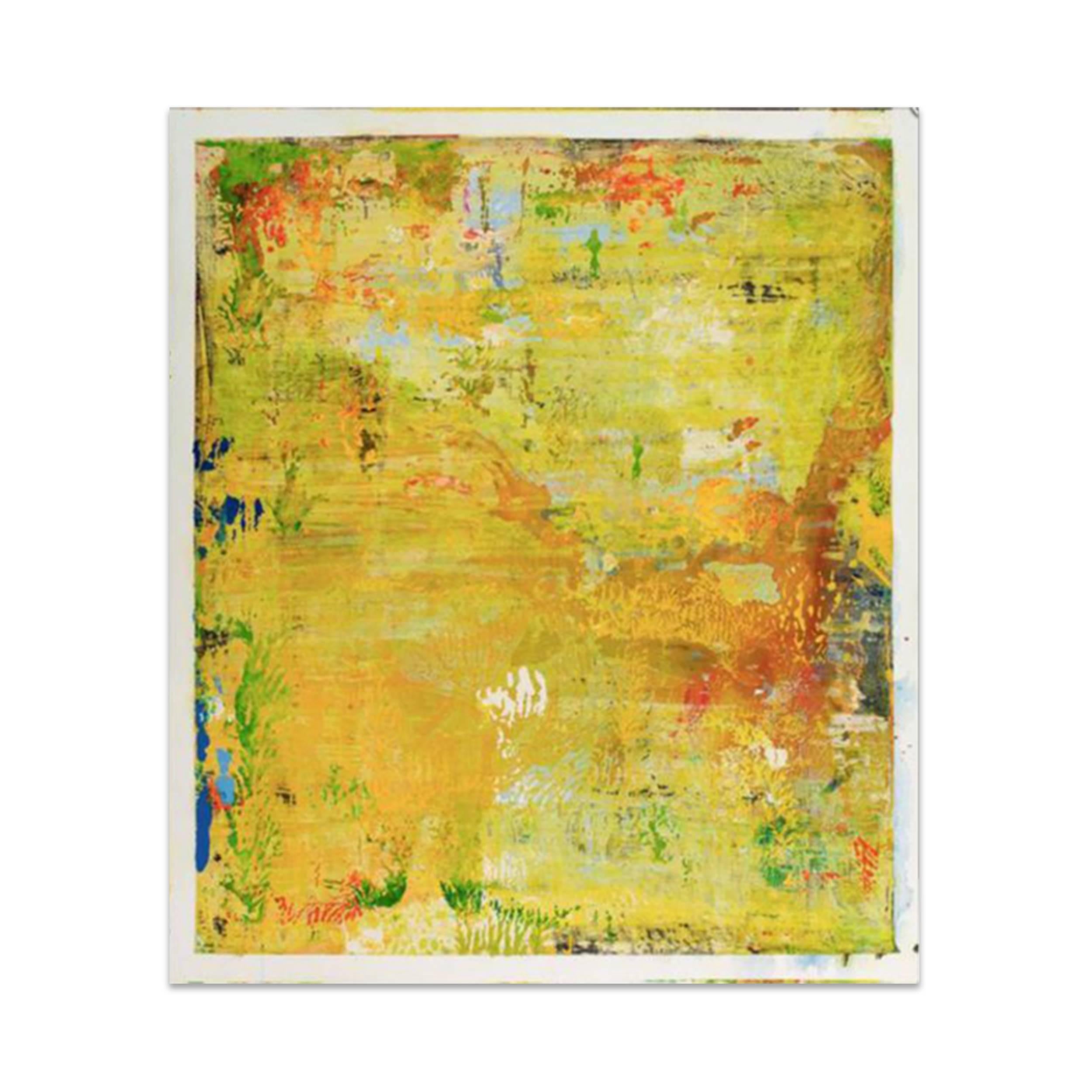 Bernd Haussmann Abstract Painting - 2467 RED, GREEN, YELLOW, AND BLUE