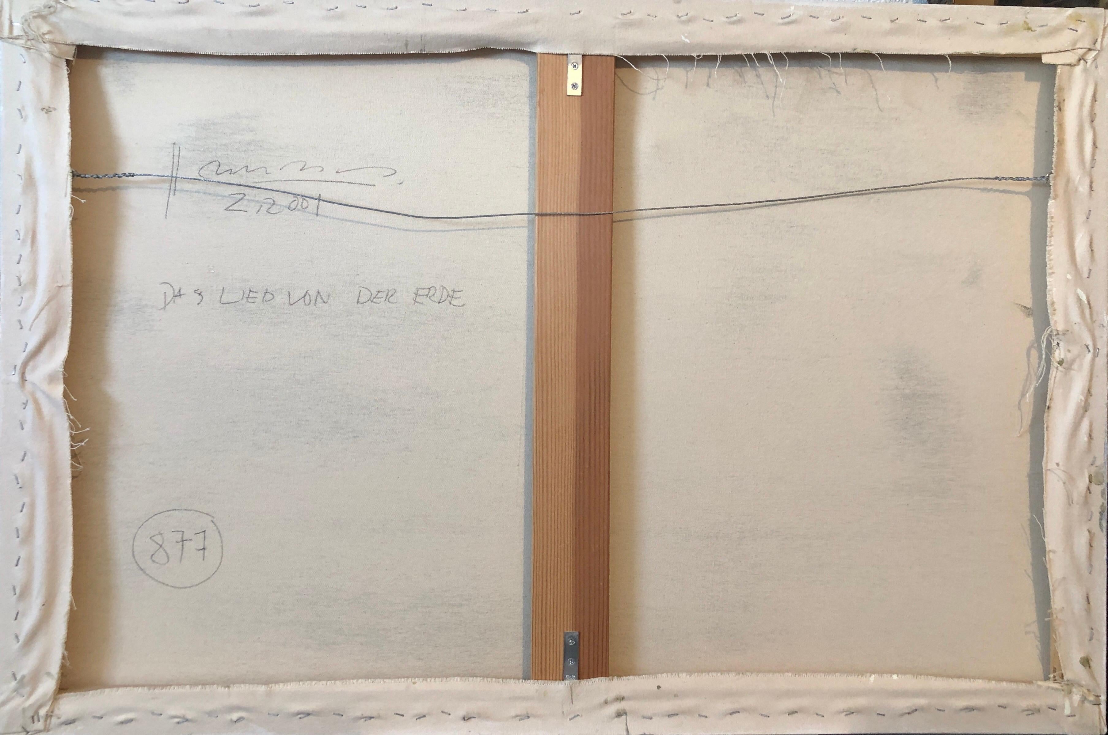 Pittura ad olio contemporanea neo espressionista astratta tedesco-americana Media mista in vendita 1