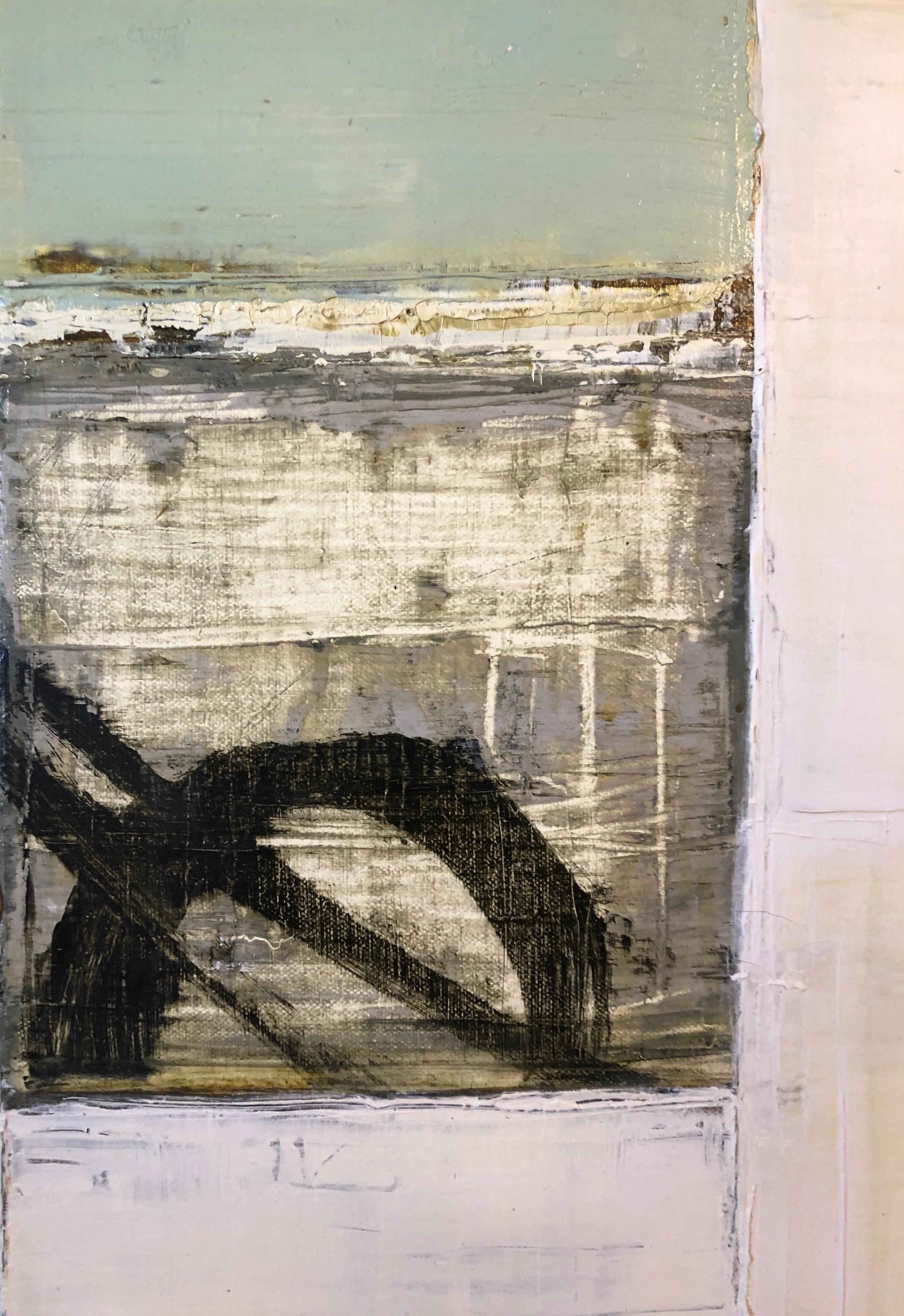 Pittura ad olio contemporanea neo espressionista astratta tedesco-americana Media mista in vendita 4