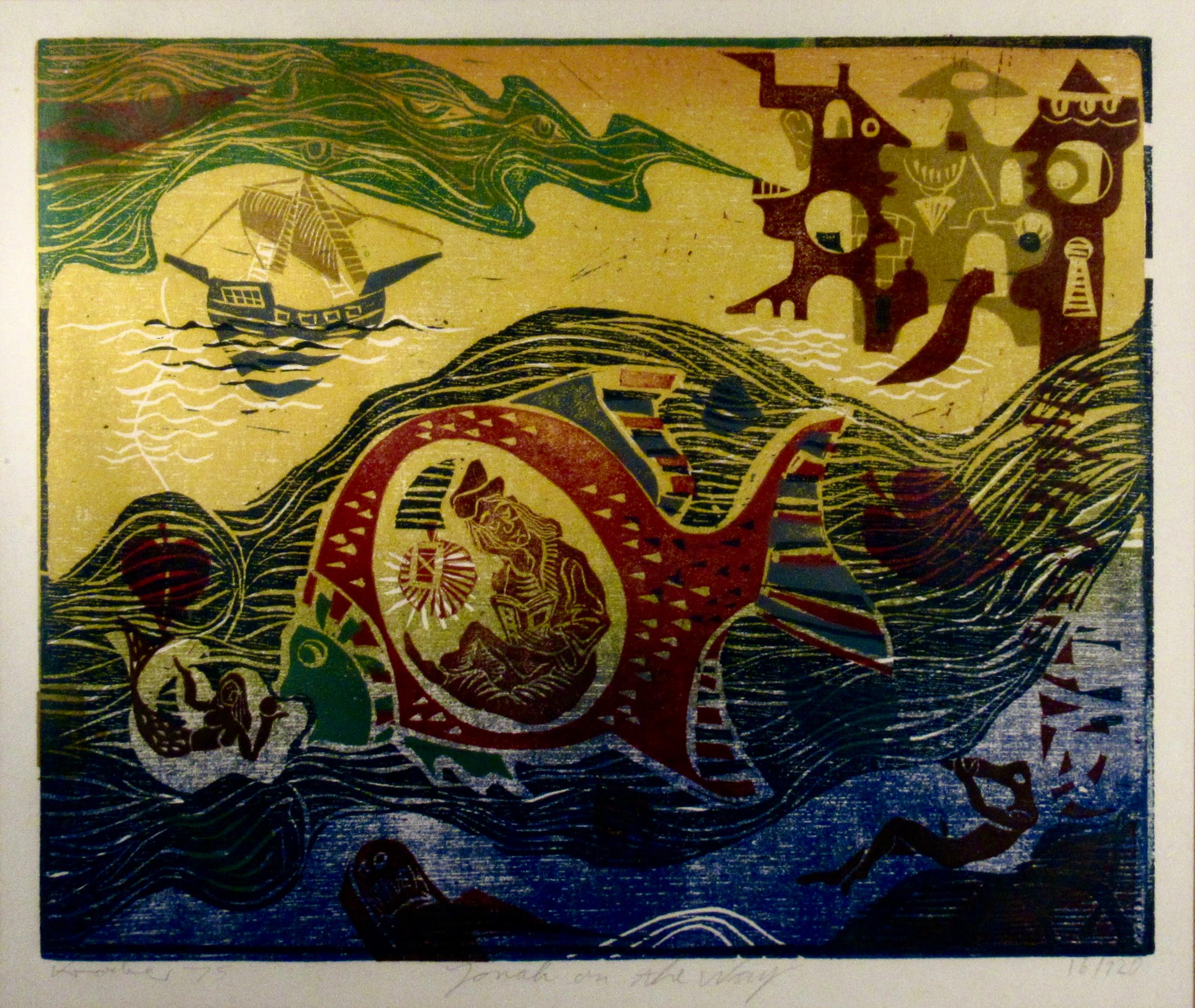 Jonás en camino - Print de Bernd Kroeler