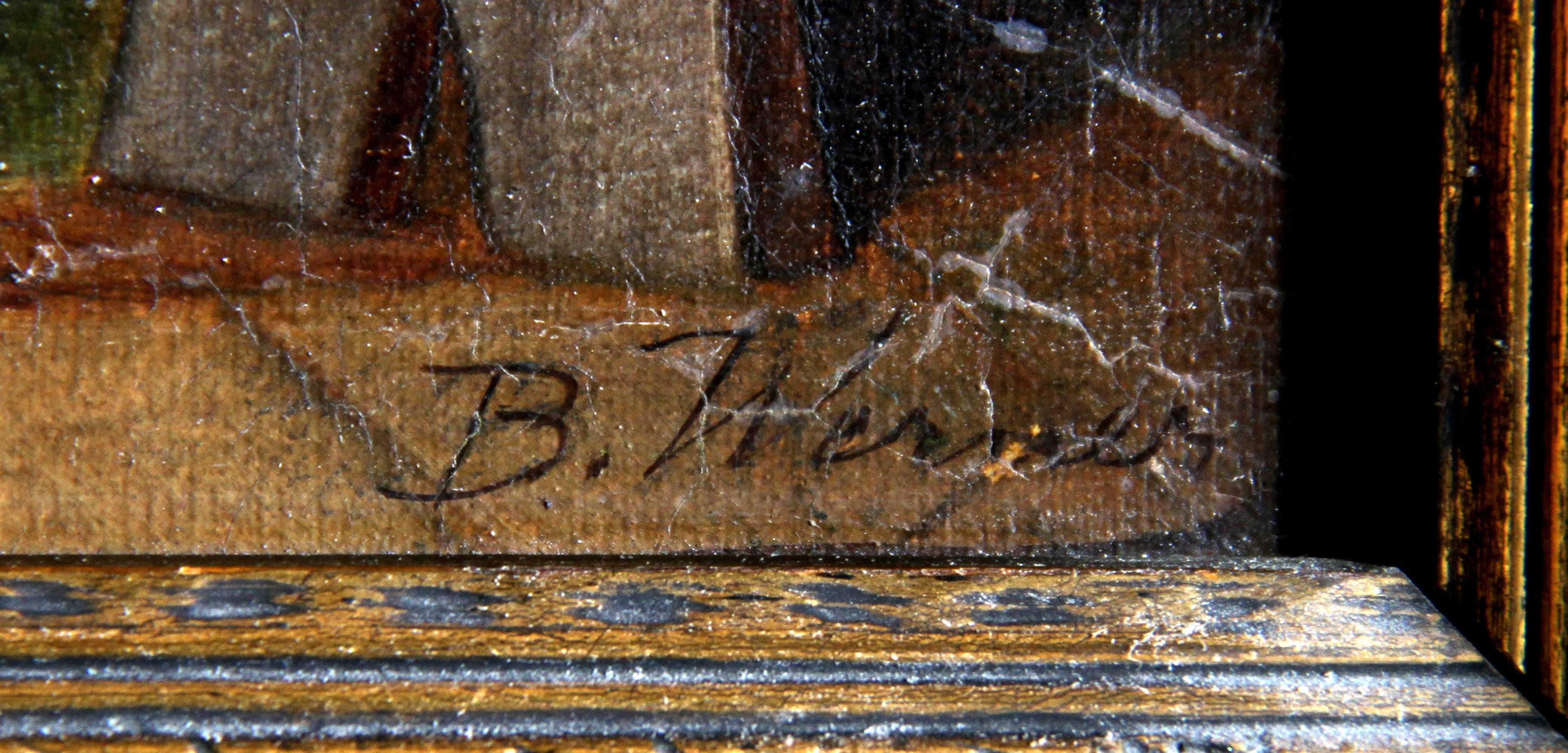 École hébraïque, Judaica Peinture à l'huile de Bernd Werner en vente 1