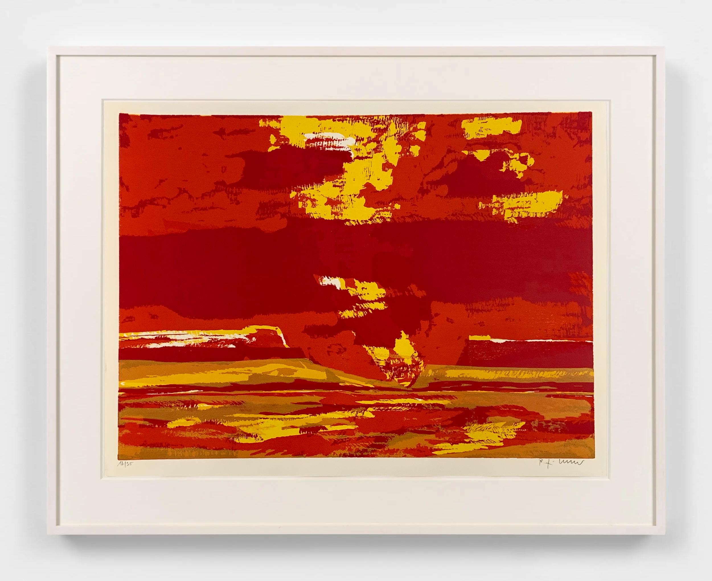 Bernd Zimmer Abstract Print - Namib Dune II