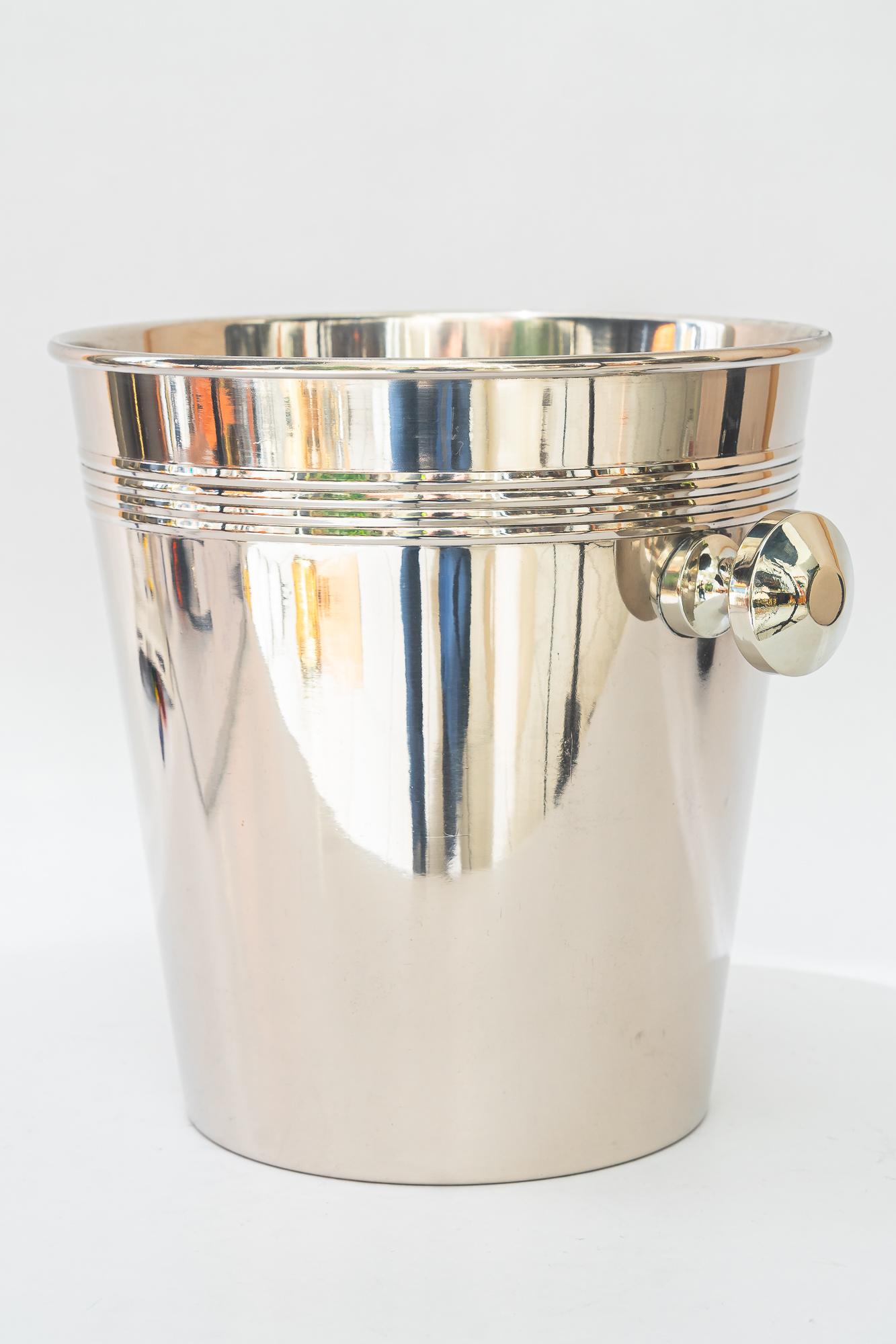  Berndorf Champagne Bucket Round, 1920s 'Alpaca '
Only Polished