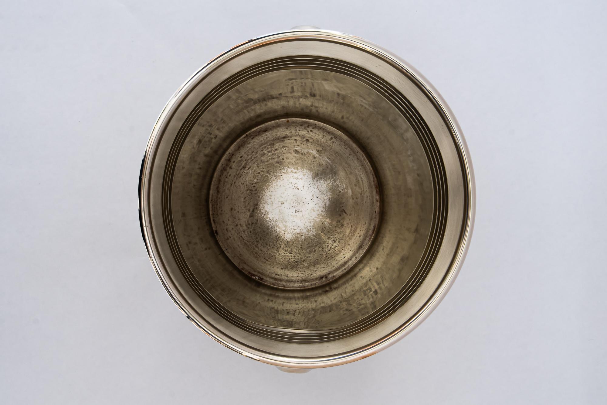 Art déco Seau à champagne Berndorf, années 1920 « Alpaca » en vente
