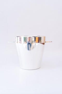 Secchiello da champagne Berndorf rotondo, anni '20 'Alpaca' (marchiato Berndorf sul fondo)