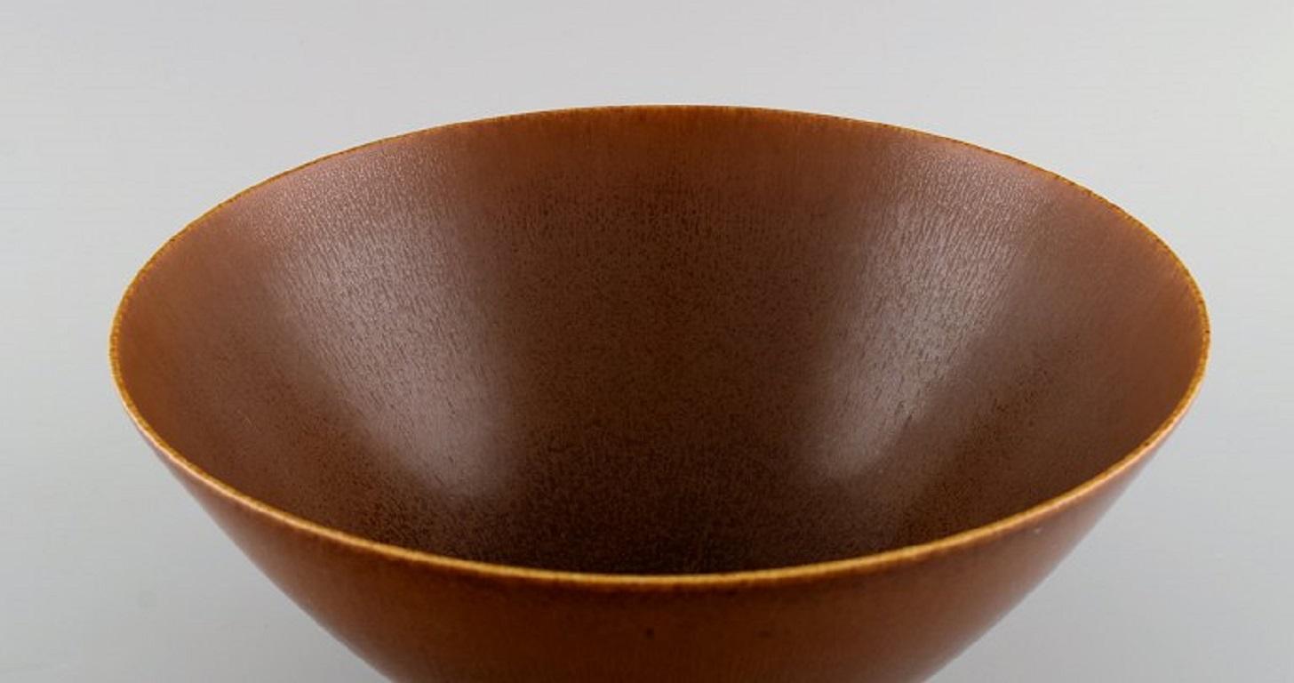 Swedish Berndt Friberg '1899-1981' for Gustavsberg Studio, Bowl in Glazed Ceramics For Sale