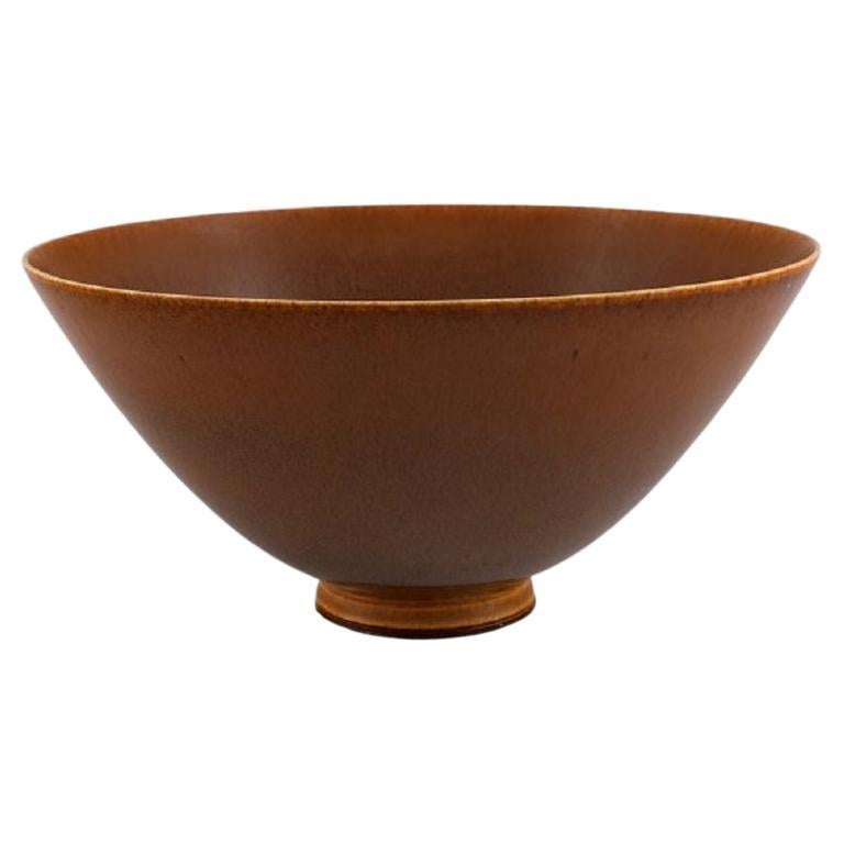 Berndt Friberg '1899-1981' for Gustavsberg Studio, Bowl in Glazed Ceramics For Sale