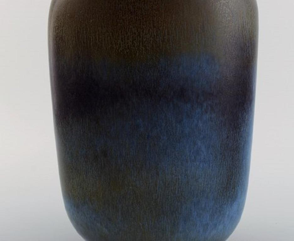 Stoneware Berndt Friberg for Gustavsberg Studiohand, Large Vase, 1968