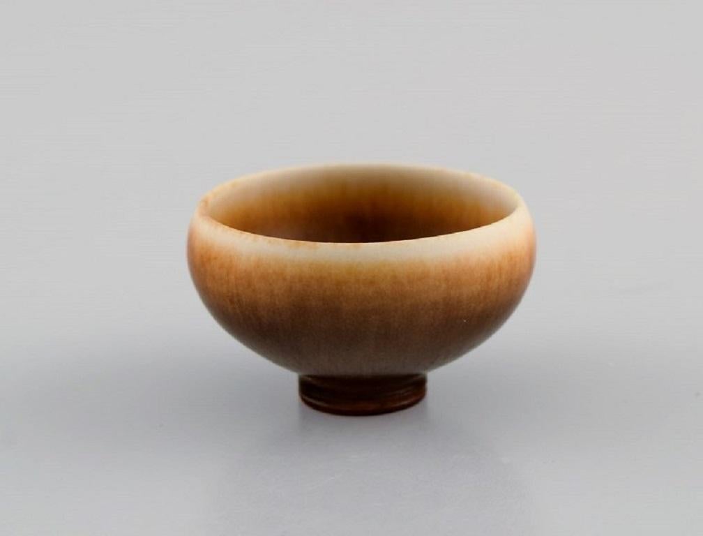 Glazed Berndt Friberg '1899-1981' for Gustavsberg Studiohand, Miniature Bowl, 1960s/70s
