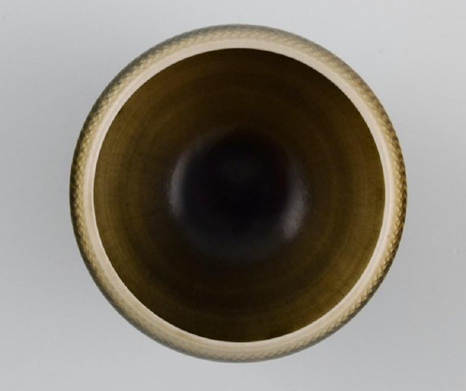 Berndt Friberg '1899-1981' for Gustavsberg Studiohand, Miniature Bowl, 1960s/70s In Excellent Condition In Copenhagen, DK