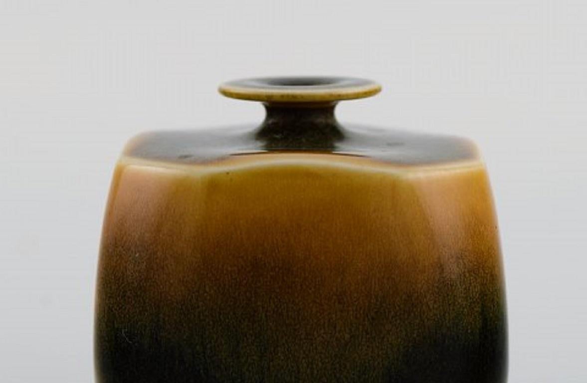 Swedish Berndt Friberg for Gustavsberg Studiohand. Miniature Vase