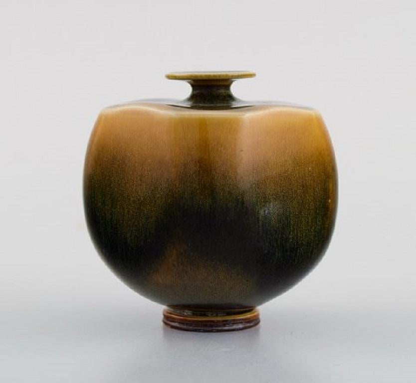 Berndt Friberg for Gustavsberg Studiohand. Miniature Vase In Excellent Condition In Copenhagen, DK