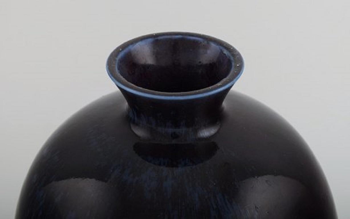 Berndt Friberg for Gustavsberg Studio, Rare Vase in Stoneware For Sale 1