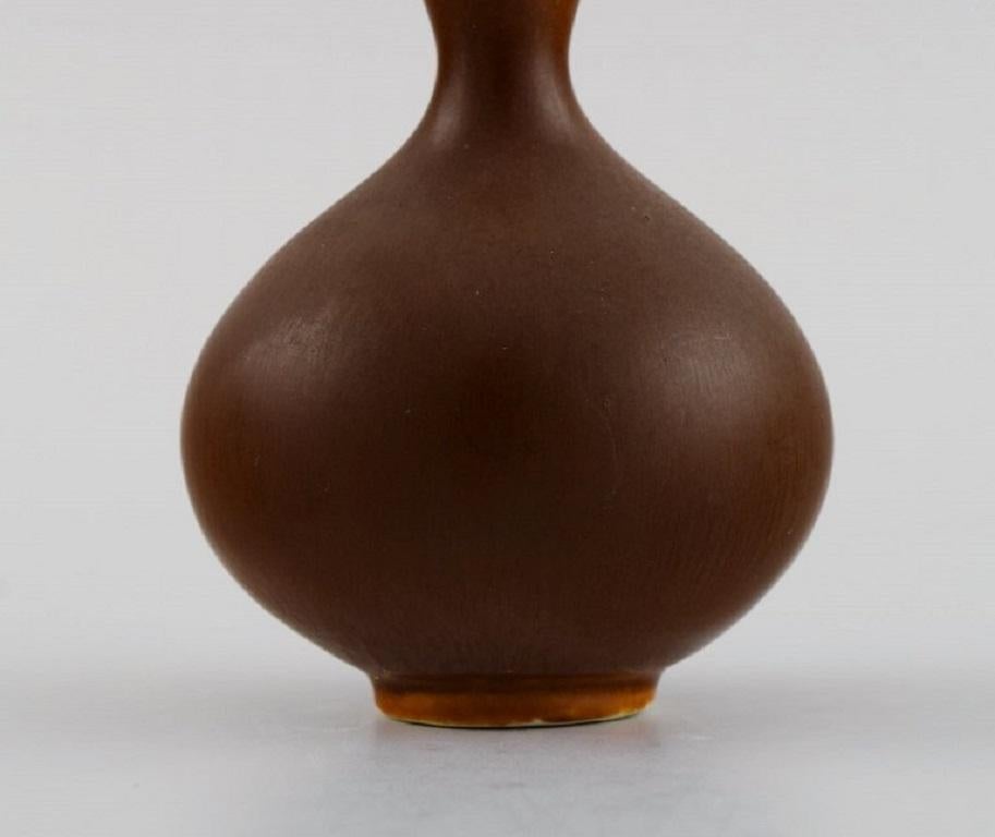 Swedish Berndt Friberg for Gustavsberg Studiohand, Vase in Glazed Ceramics