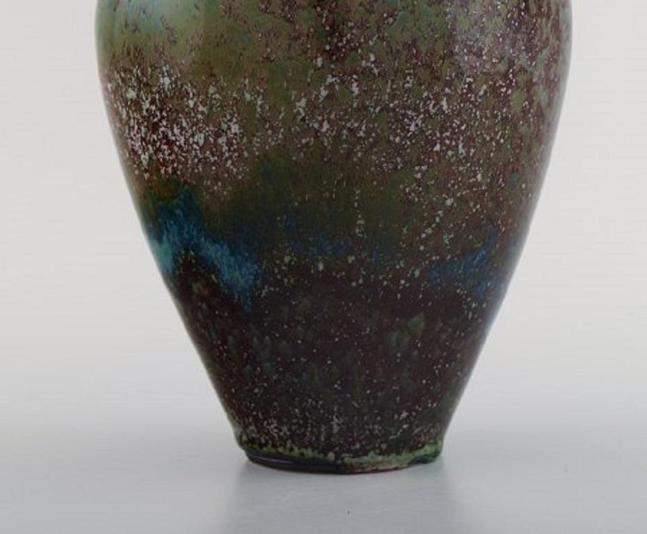 Berndt Friberg '1899-1981' for Gustavsberg Studiohand, Vase in Gazed Stoneware In Excellent Condition In Copenhagen, DK