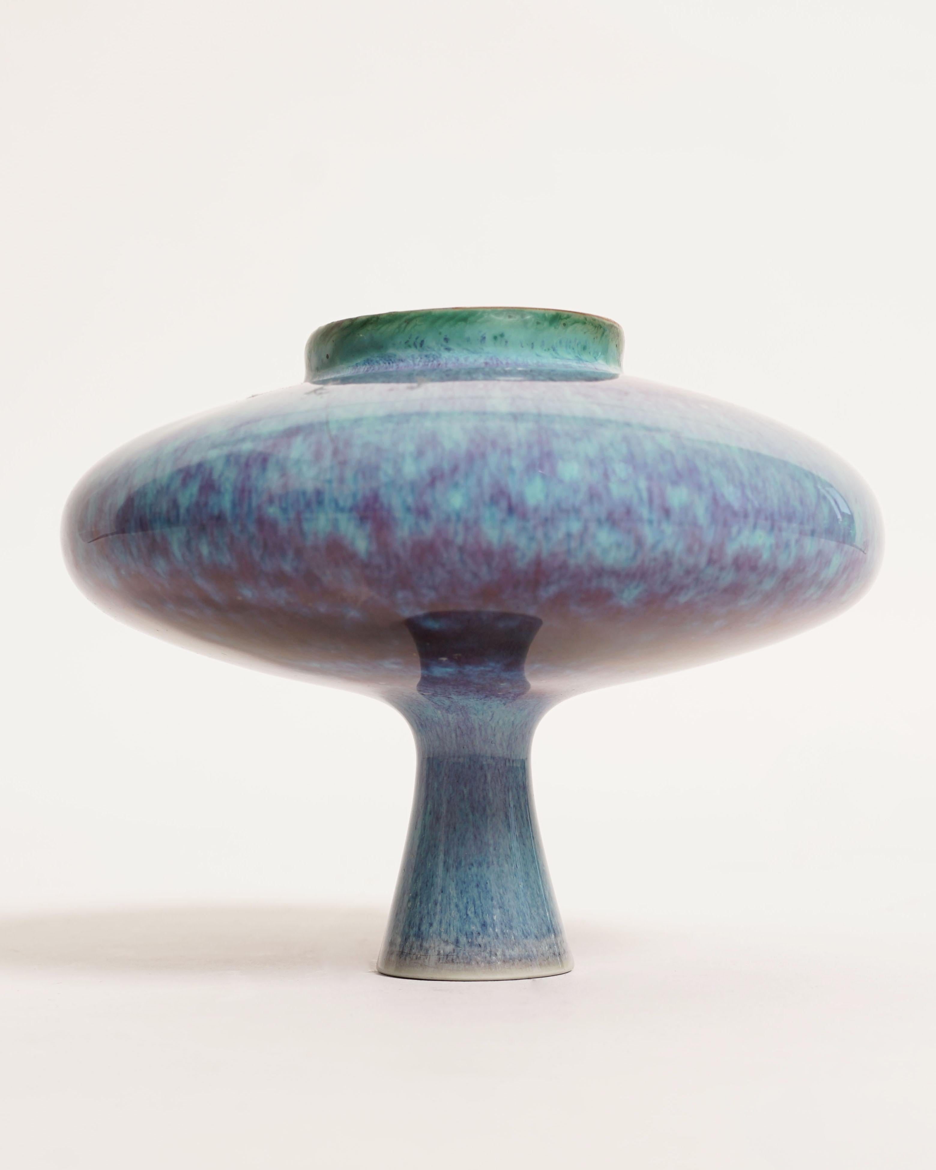 Mid-Century Modern Berndt Friberg, Ceramic Vase, 1960's For Sale