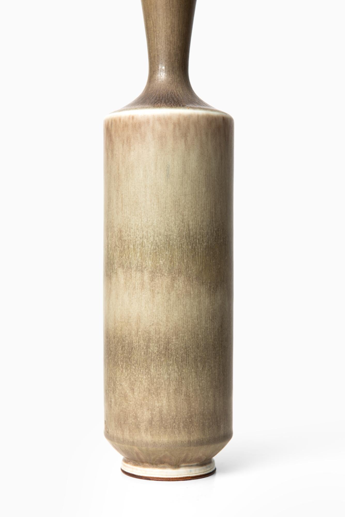 Scandinavian Modern Berndt Friberg Ceramic Vase by Gustavsberg in Sweden