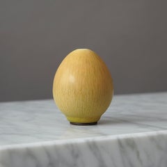 Berndt Friberg, Eggshaped Stoneware Vase, Gustavsberg Studio, Sweden, 1969