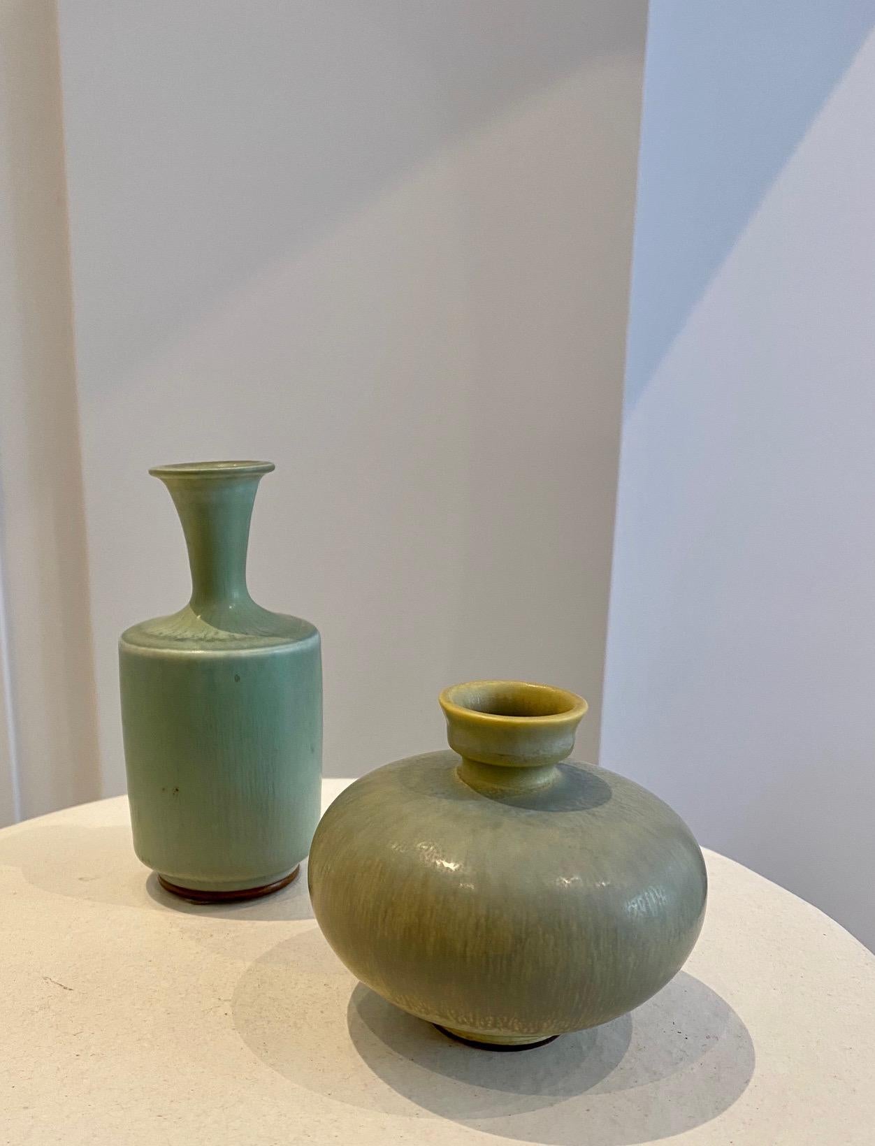 Berndt Friberg für Gustavsberg, Moderne schwedische Keramikvase, 1974 im Angebot 5