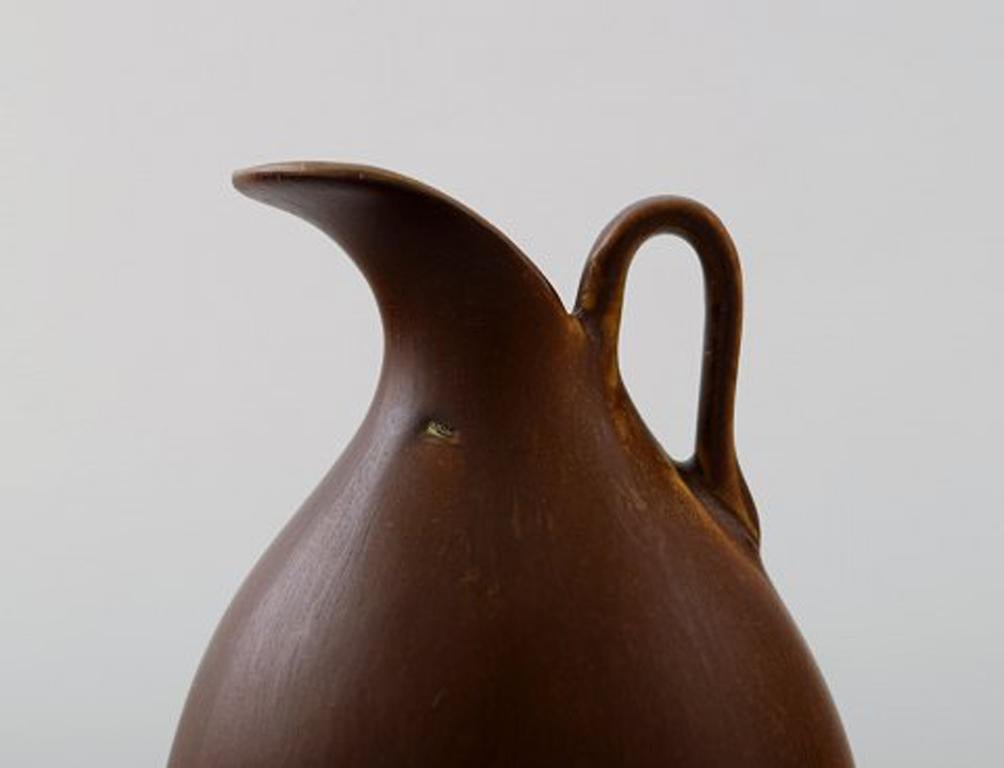 Swedish Berndt Friberg for Gustavsberg. Modernist Jug in Ceramics
