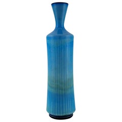 Berndt Friberg for Gustavsberg Studio Hand, Large Modernist Vase, Dated 1965