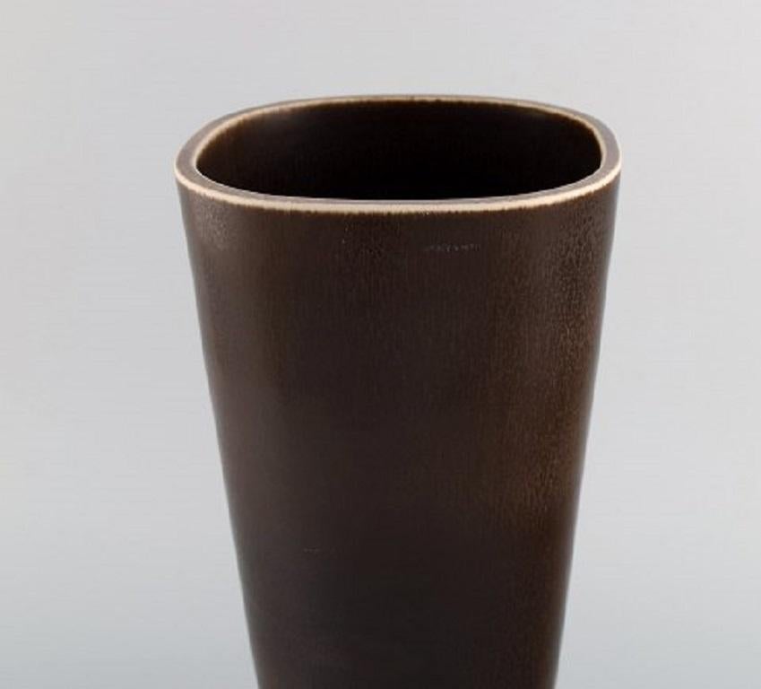 Swedish Berndt Friberg for Gustavsberg Studio, Large Vase in Glazed Stoneware For Sale