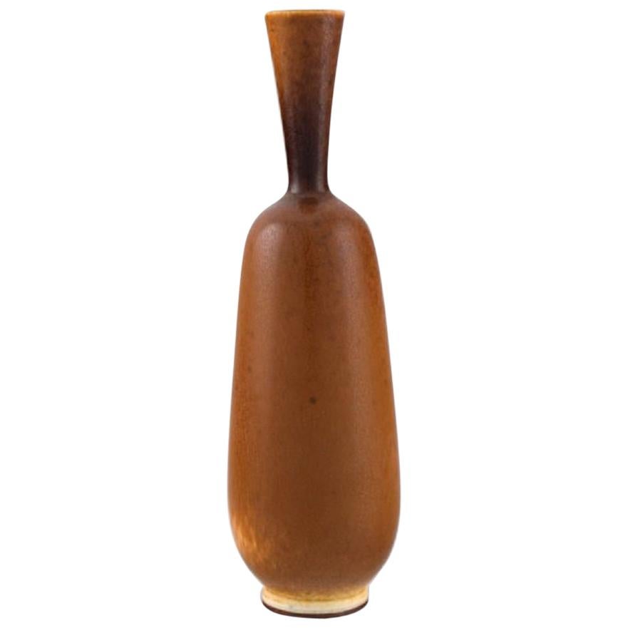 Berndt Friberg for Gustavsberg Studiohand, Vase in Glazed Stoneware
