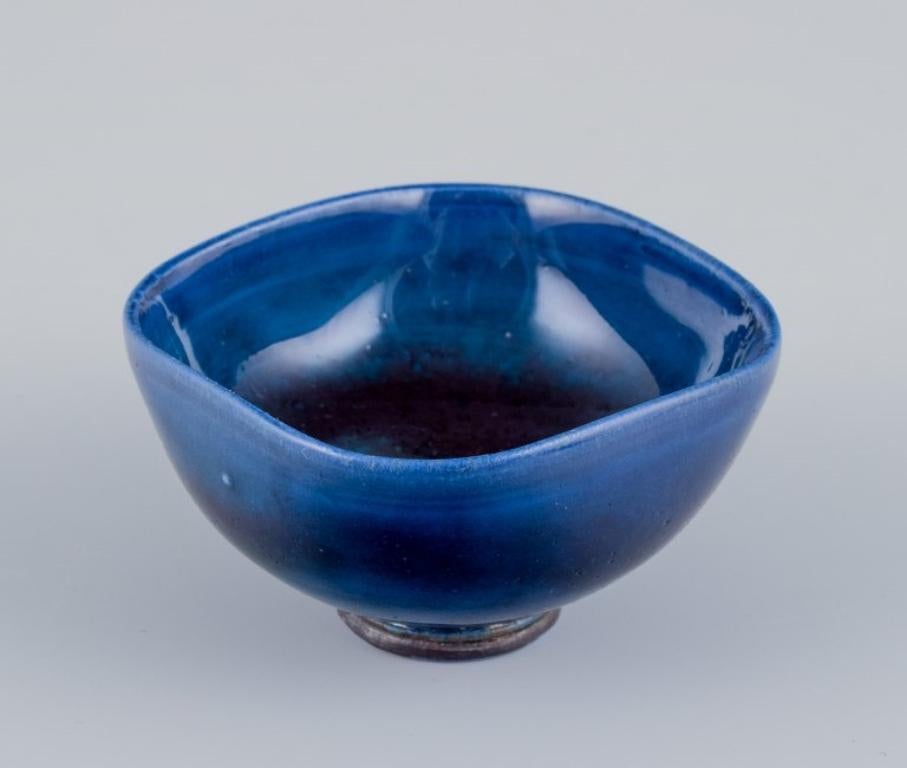 Berndt Friberg for Gustavsberg, Sweden. Unique miniature ceramic bowl For Sale