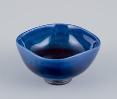 Vintage Berndt Friberg for Gustavsberg, Sweden. Unique miniature ceramic bowl