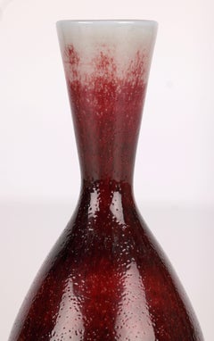 Berndt Friberg Gustavsberg Vase Miniature Sang de Boeuf Studio Pottery