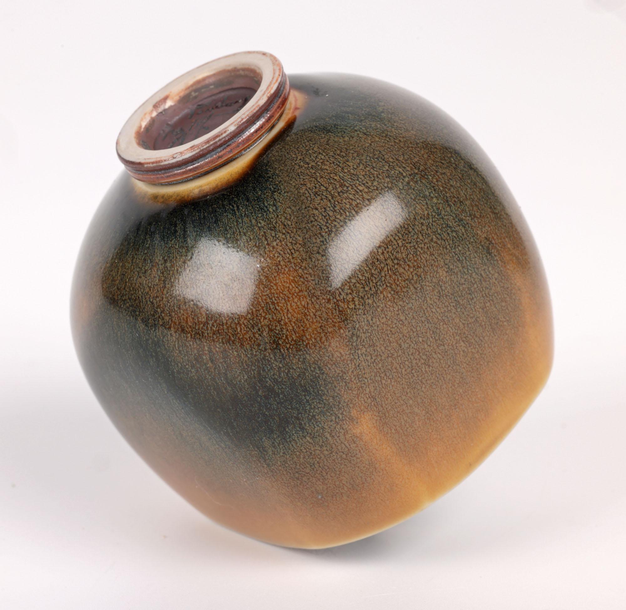 Berndt Friberg Gustavsberg Miniature Square Studio Pottery Vase For Sale 5