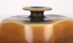 Berndt Friberg Gustavsberg Miniature Square Studio Pottery Vase