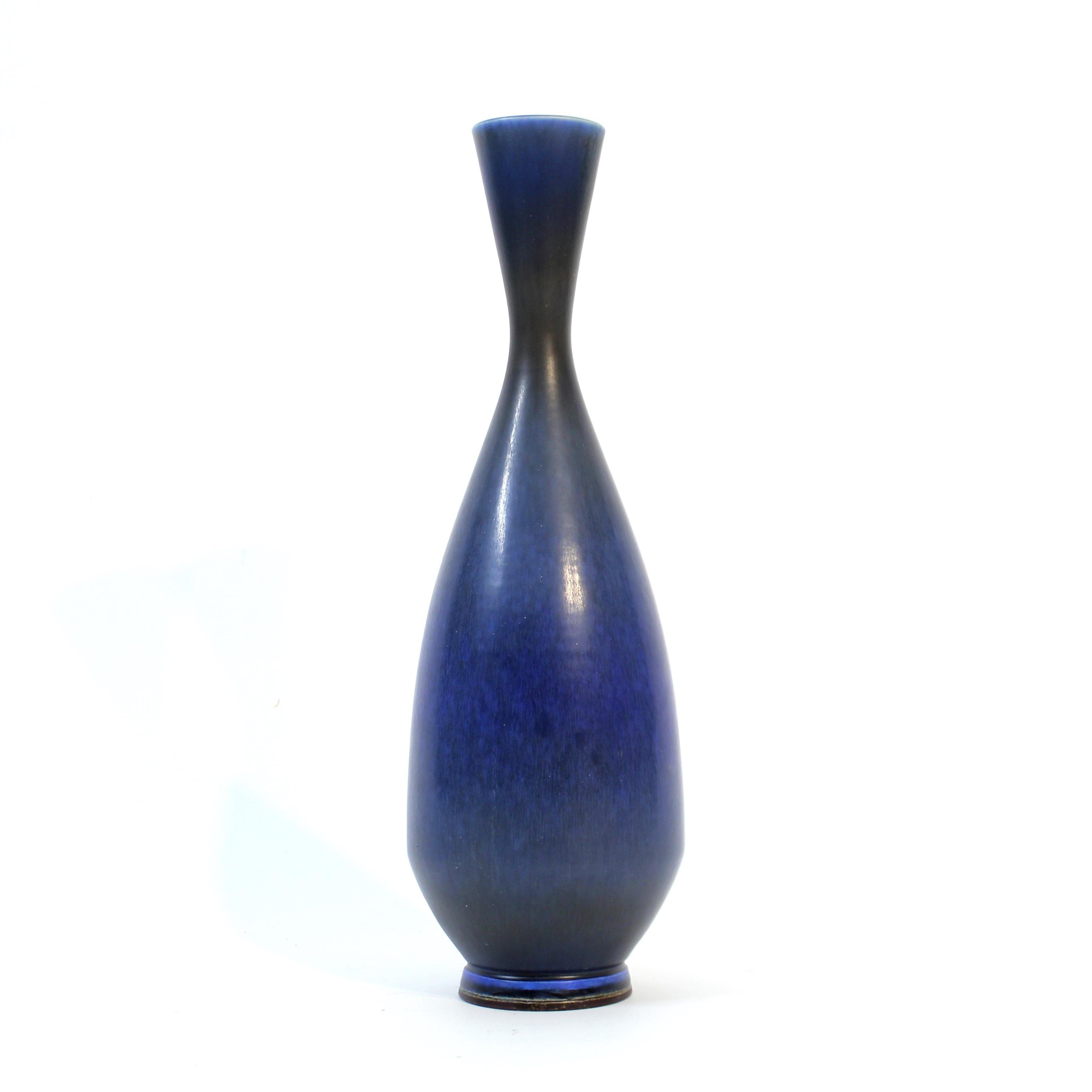 Stoneware Berndt Friberg, large vase, 42 cm, Gustavsberg, 1950s For Sale