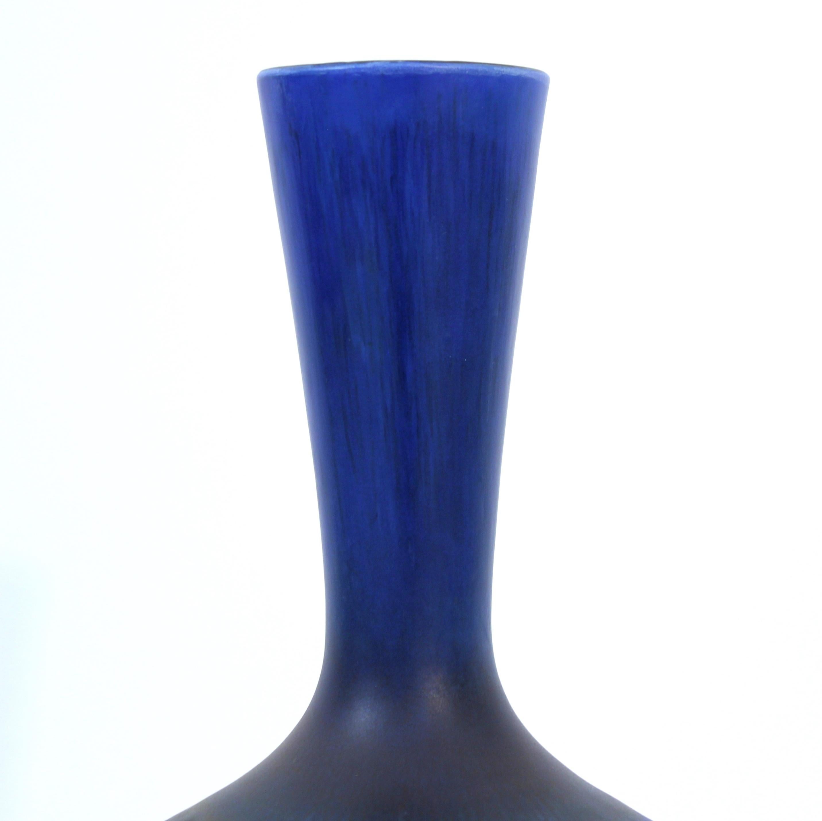 Grès porcellanato Berndt Friberg, vaso grande, altezza 46 cm, Gustavsberg, anni '50 in vendita