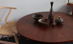 Berndt Friberg, Stoneware Brown Large Vase, Gustavsberg , Sweden 1963