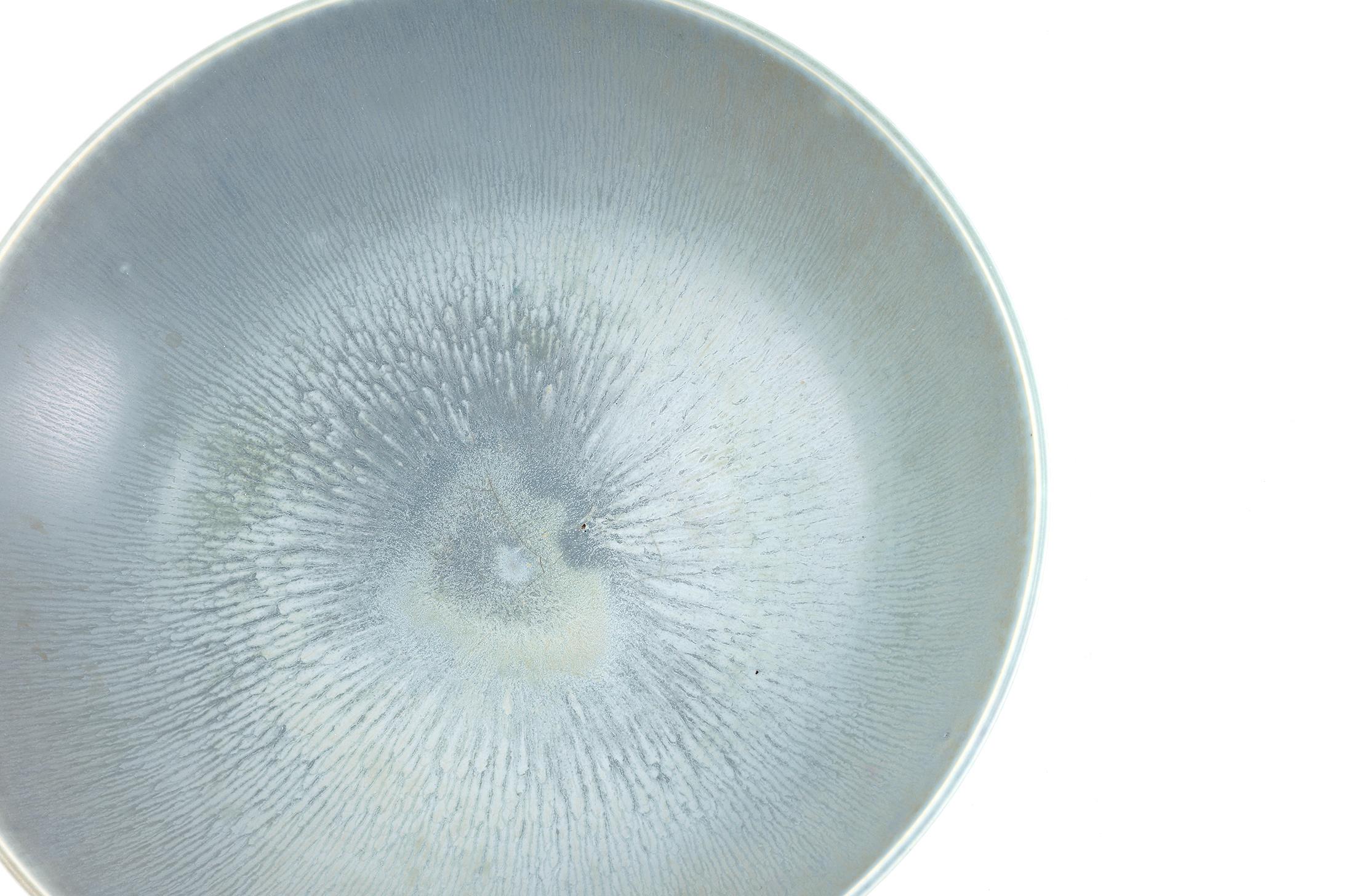 Berndt Friberg, Stoneware Celadon glazed Large Bowl, Gustavsberg, Sweden, 1957 For Sale 8