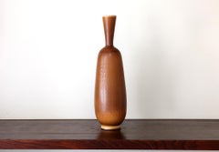 Berndt Friberg, vase en grès Red Brown, Gustavsberg , Suède 1964