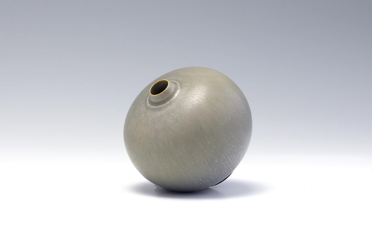 20th Century Berndt Friberg, Stoneware Small Vase, Gustavsberg, Sweden, 1956