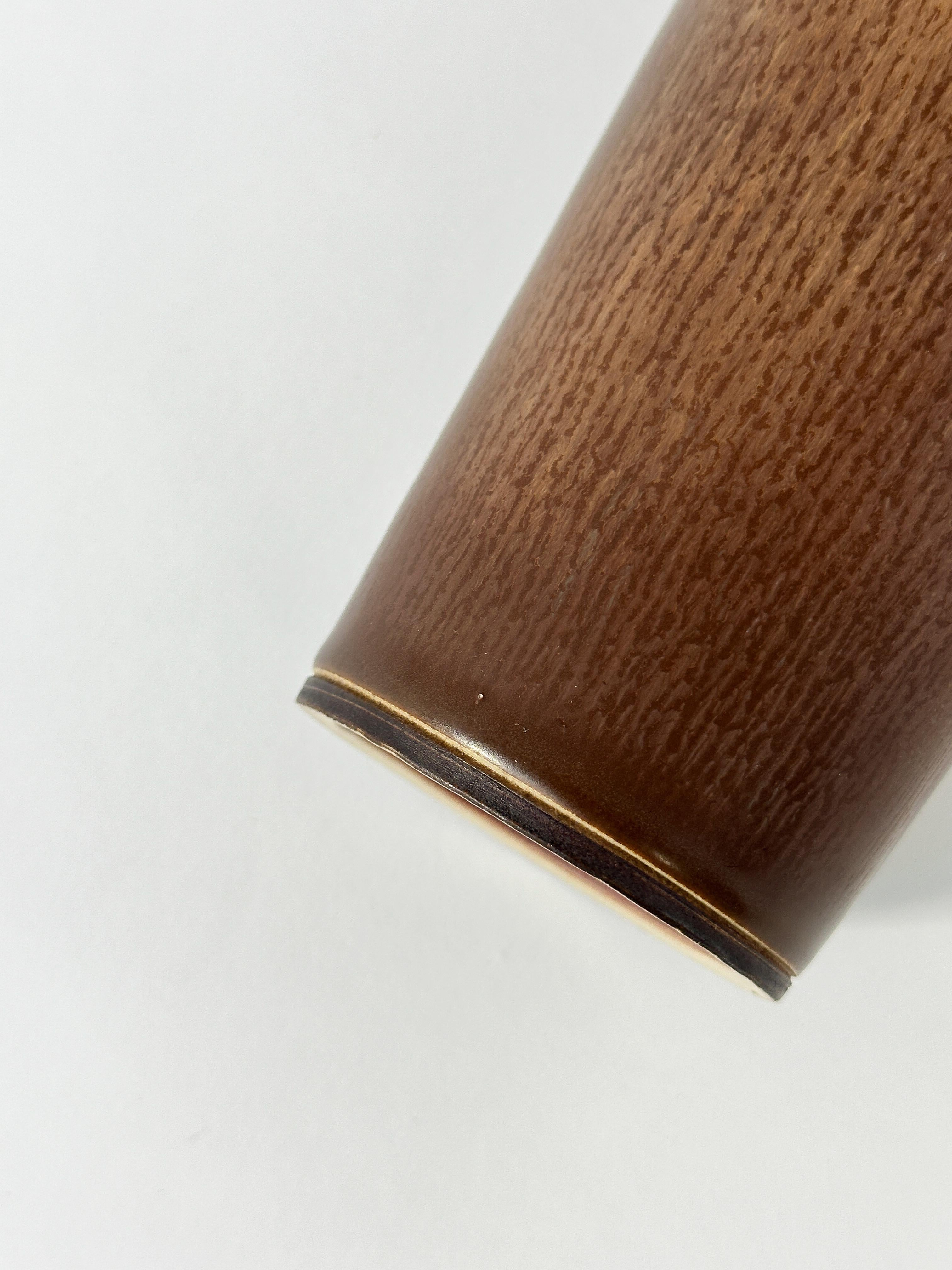 Berndt Friberg Vase en grès émaillé fourrure de lièvre Gustavsberg Suède 1956 en vente 6