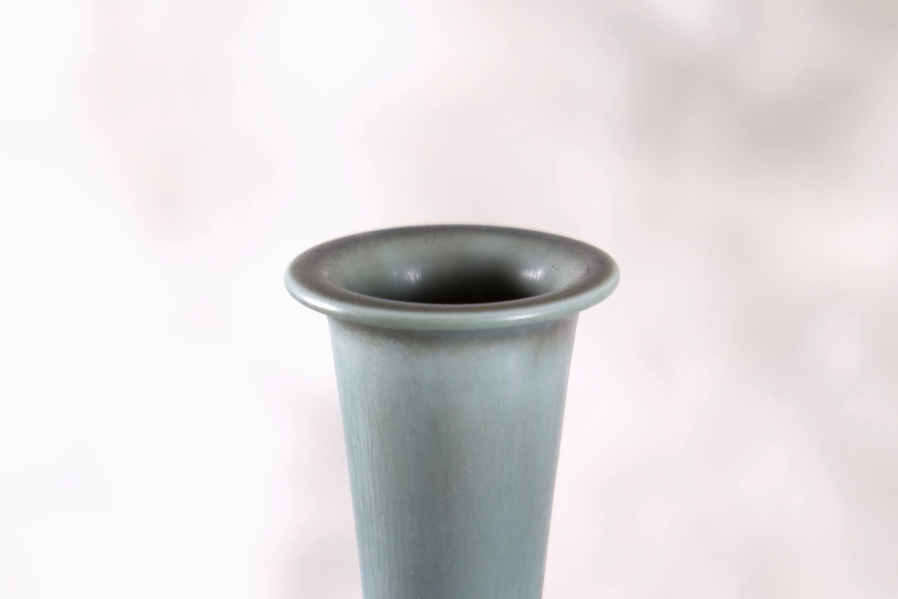 Berndt Friberg Studio Ceramic Vase, Sweden, 1950s In Good Condition In Stockholm, SE