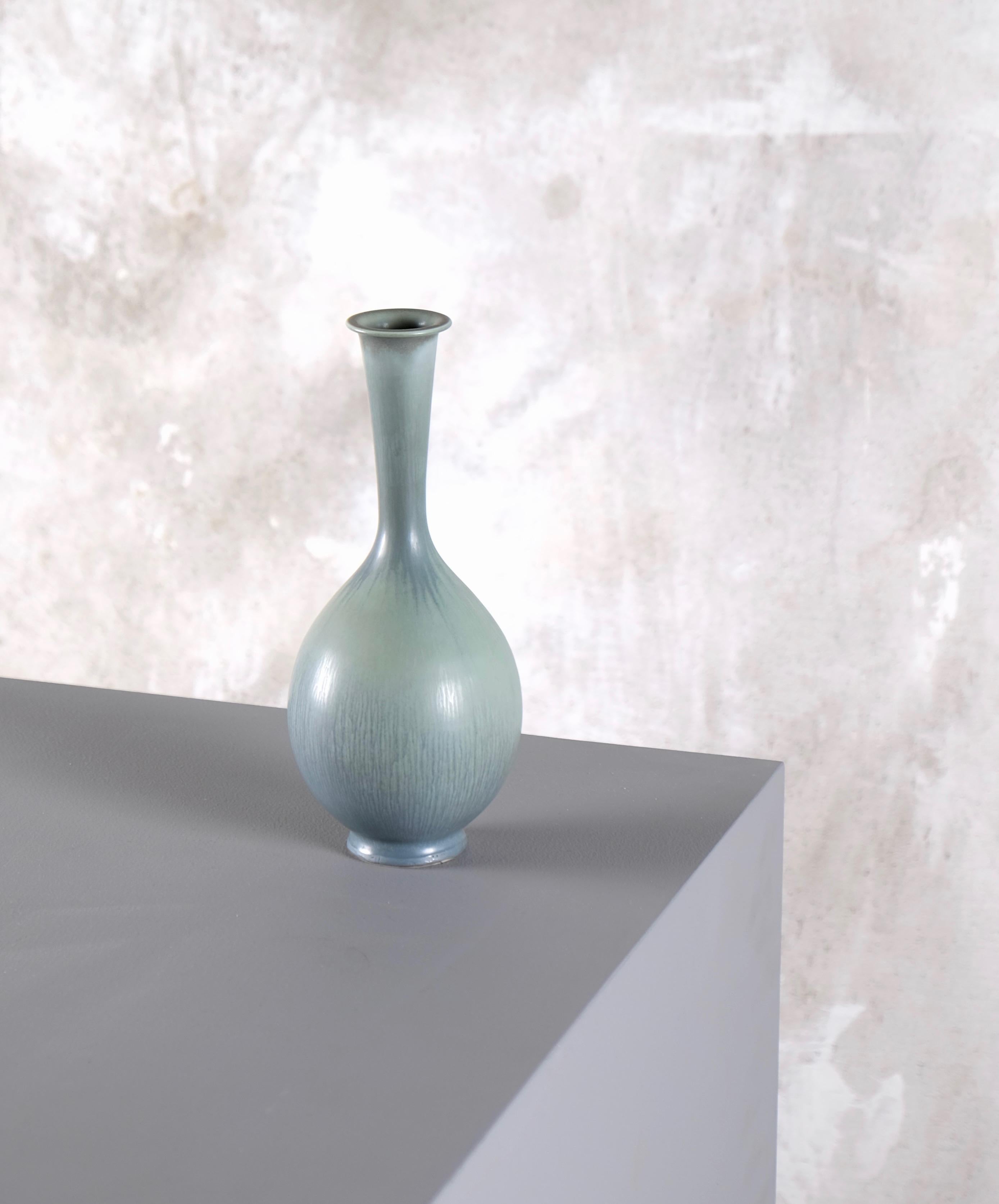 Mid-20th Century Berndt Friberg Studio Ceramic Vase, Sweden, 1950s