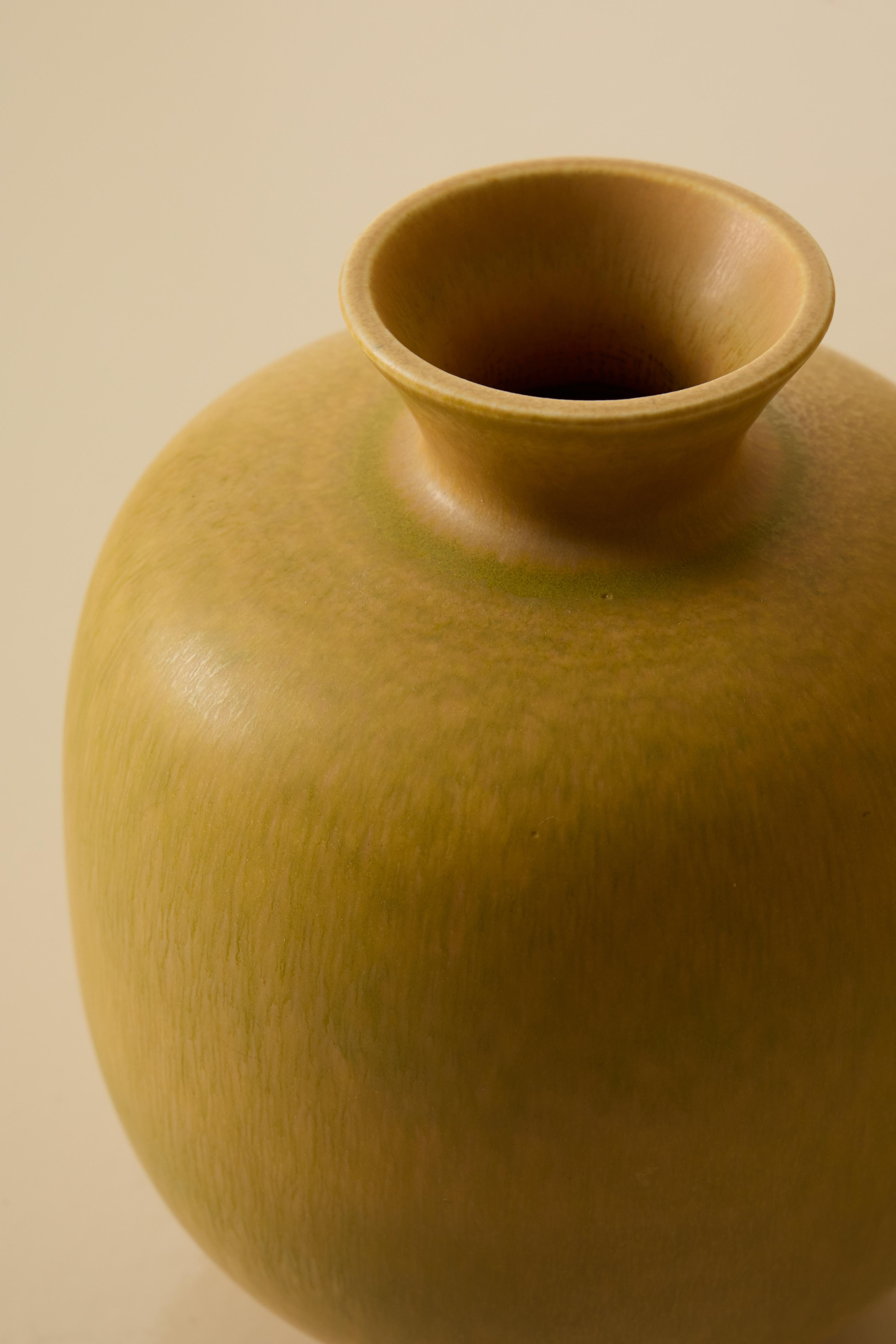 Berndt Friberg Studio-Keramikvase, Schweden, 1960er Jahre im Zustand „Gut“ im Angebot in Stockholm, SE