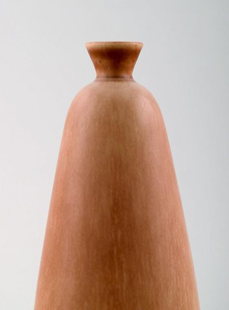Scandinavian Modern Berndt Friberg Studio Hand Art Pottery Vase Modern Swedish, Mid-20th Century
