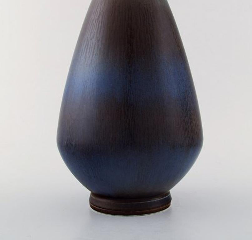 Berndt Friberg Studio Large Ceramic Vase, Modern Swedish Design In Excellent Condition In Copenhagen, DK