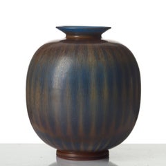 Berndt Friberg Unique Stoneware Vase for Gustavsberg, 1960
