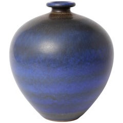 Berndt Friberg Unique Stoneware Vase for Gustavsberg, 1966