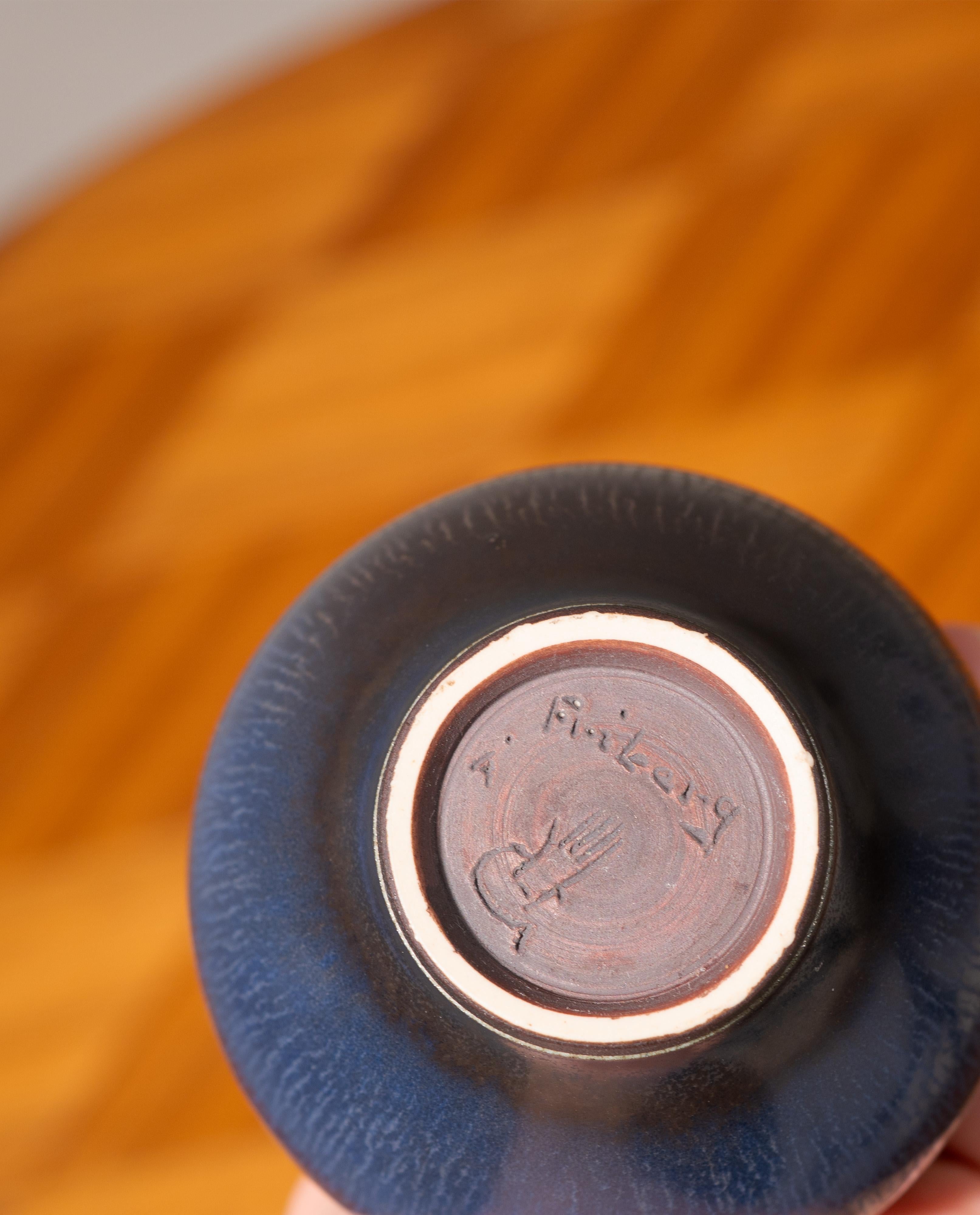 Fatto a mano Berndt Friberg, Vaso anni '50 in vendita