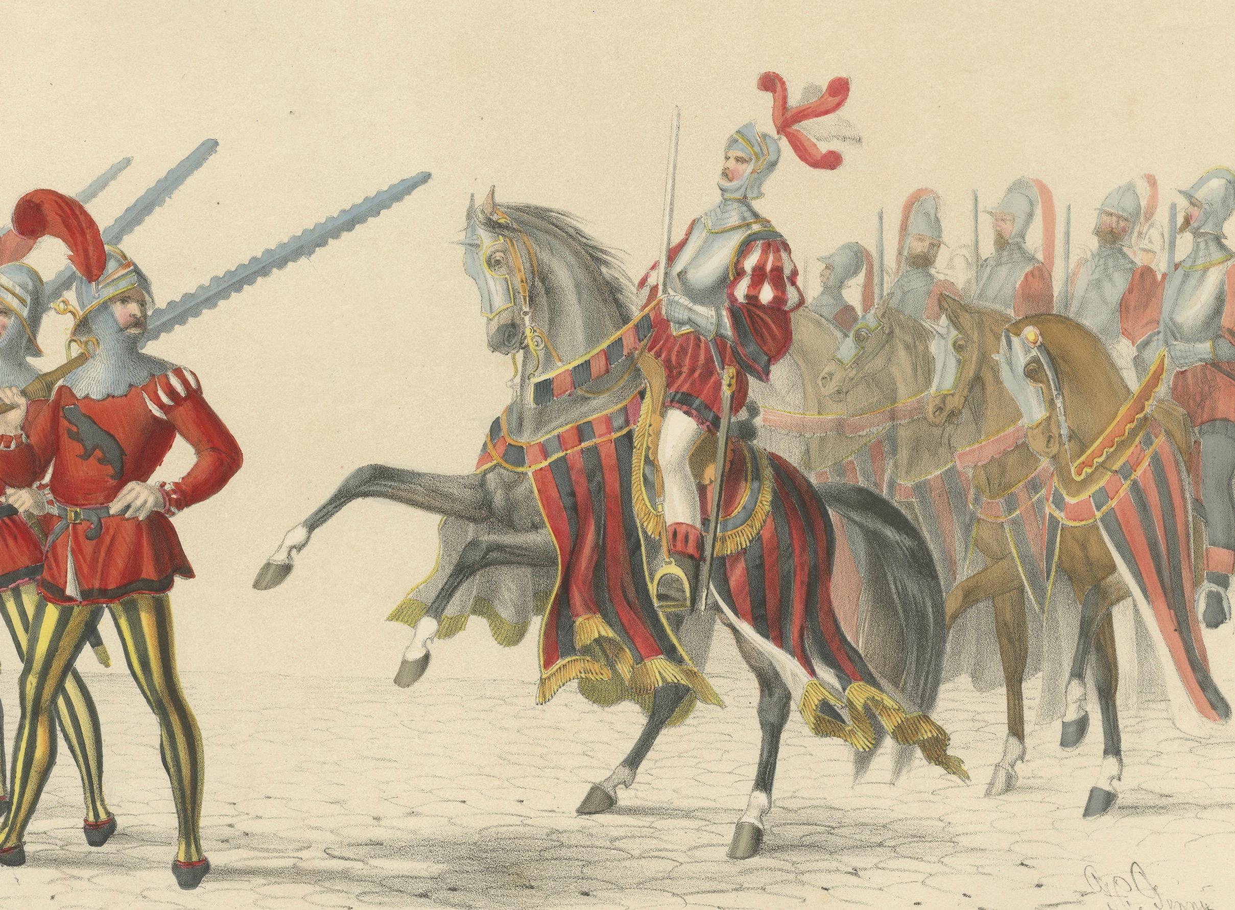 Berner Elite - Die Flamberge-Garde und die grosse Kavalkade, 1855 im Angebot 1